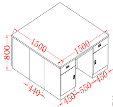 Site Requirements and Installation Guidelines for the YR06013-10 Laboratory Work Bench