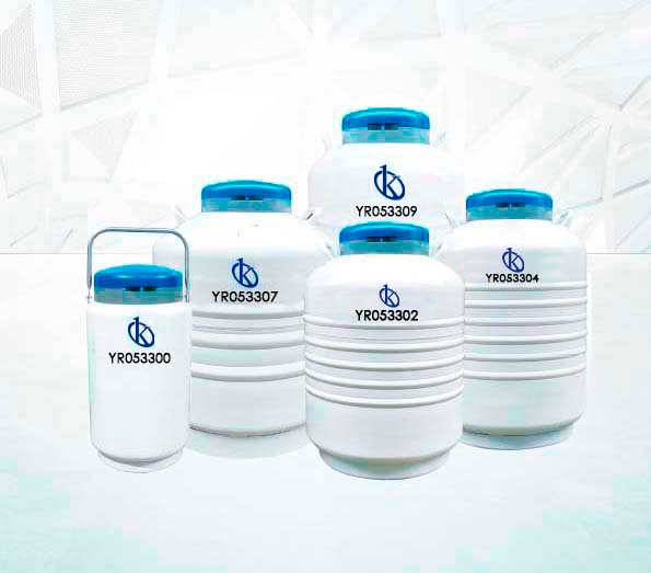What are liquid nitrogen tanks and what are they used for in a laboratory?